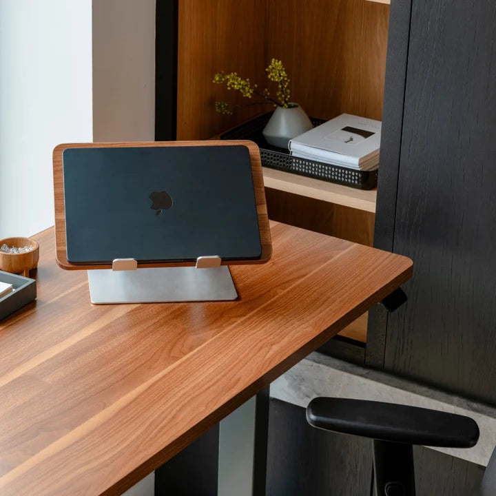 Support d’ordinateur portable ergonomique réglable et pliable pour bureau