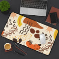 Tapis de souris de bureau au style abstrait organique